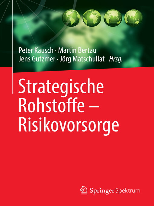 Title details for Strategische Rohstoffe — Risikovorsorge by Peter Kausch - Available